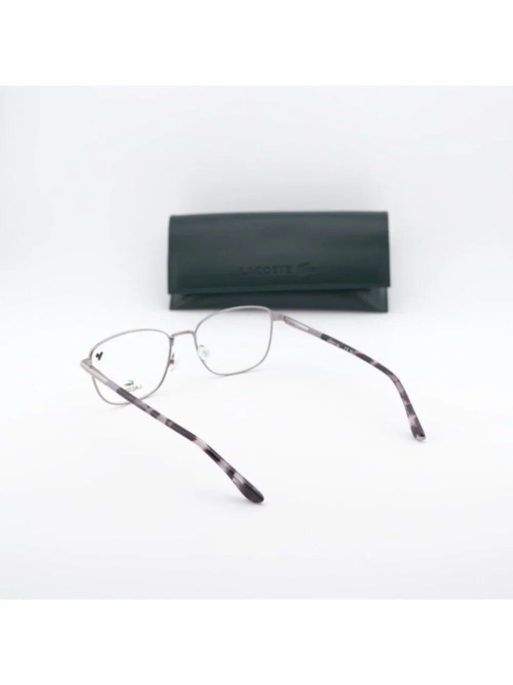 Lacoste L2317 033 Rectangle Eyeglasses 54mm - Gunmetal